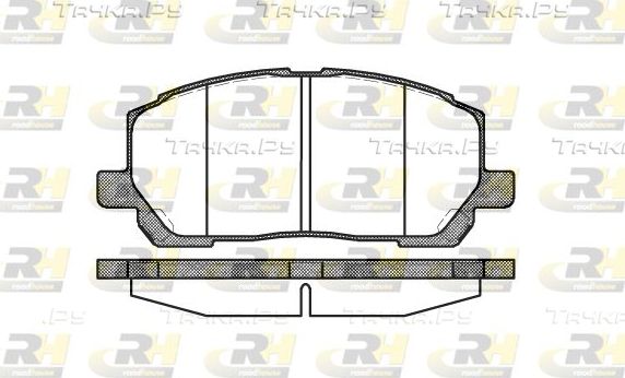 Тормозные колодки RoadHouse передние для Lexus RX I 1998-2003. Артикул 2855.00