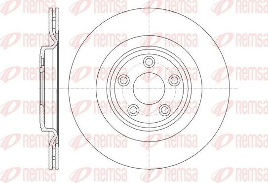 Тормозной диск Remsa. Артикул 61375.10