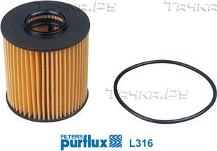 Масляный фильтр Purflux для Volvo C70 I 1998-2005. Артикул L316