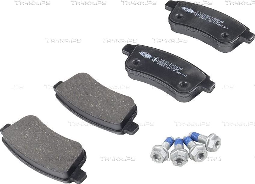 Тормозные колодки Icer задние для Renault Megane IV 2010-2015. Артикул 181904
