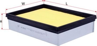 Воздушный фильтр Sakura. Артикул A-2913