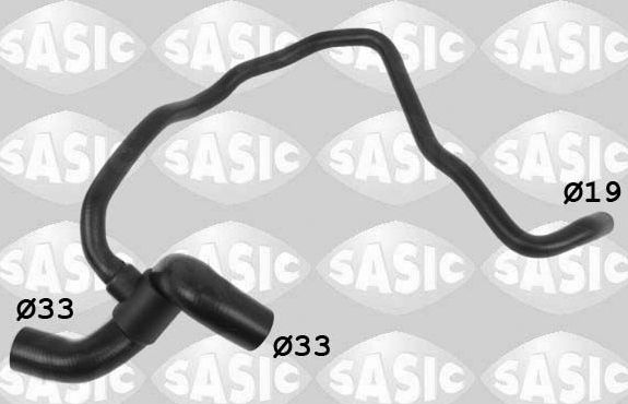 Патрубок радиатора (системы охлаждения) Sasic левый нижний для Opel Combo C 2001-2011. Артикул 3406408