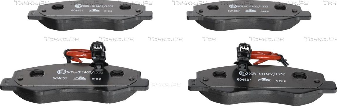 Тормозные колодки ATE задние для Renault Master III 2010-2026. Артикул 13.0460-4857.2
