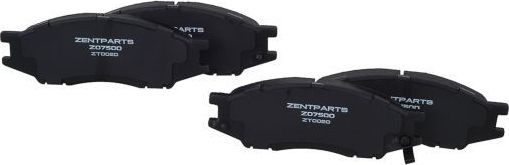 Тормозные колодки Zentparts. Артикул Z07500