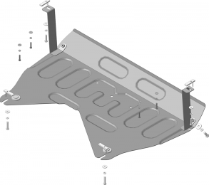 Защита Мотодор для двигателя, КПП Hyundai ix35 2010-2015. Артикул 70904