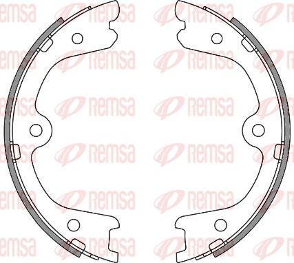 Тормозные колодки (стояночная тормозная система) Remsa. Артикул 4264.00