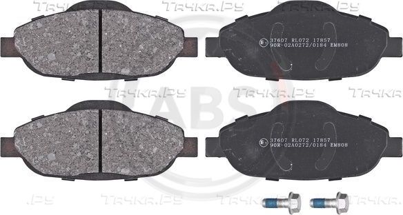 Тормозные колодки ABS передние для Peugeot 308 I 2007-2014. Артикул 37607
