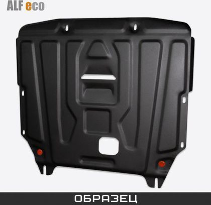 Защита алюминиевая Alfeco (4 мм) для картера и КПП Honda Stepwgn AT FWD 4WD, 2.0 Hybrid 2001-2005. Артикул ALF.09.45AL4