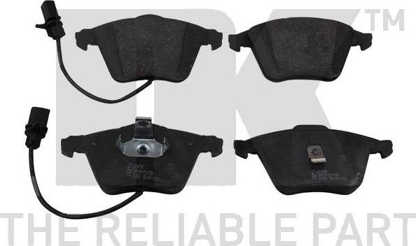 Тормозные колодки NK передние для Audi A6 II (C5) 2001-2005. Артикул 224758