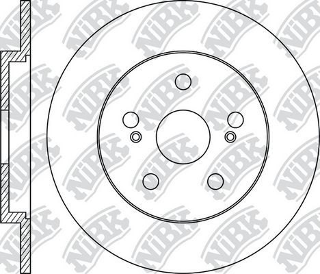 Тормозной диск NiBK. Артикул RN1689