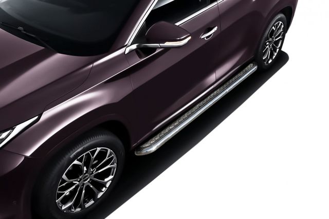 Пороги Slitkoff труба d57 с листом усиленные для Exeed TXL 2020-2026. Артикул CHEX-TXL-007