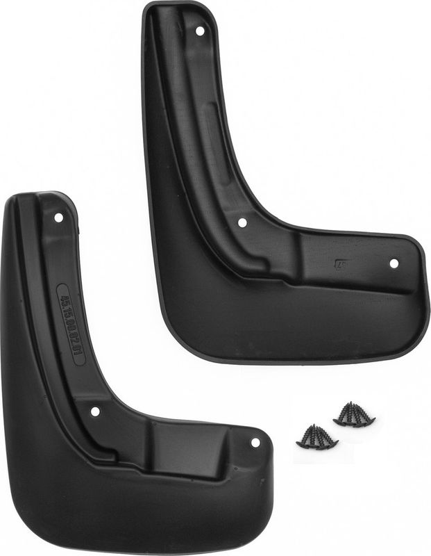 Брызговики Autofamily задняя пара для Skoda Rapid лифтбек 2012-2020. Артикул NLFD.45.15.E10