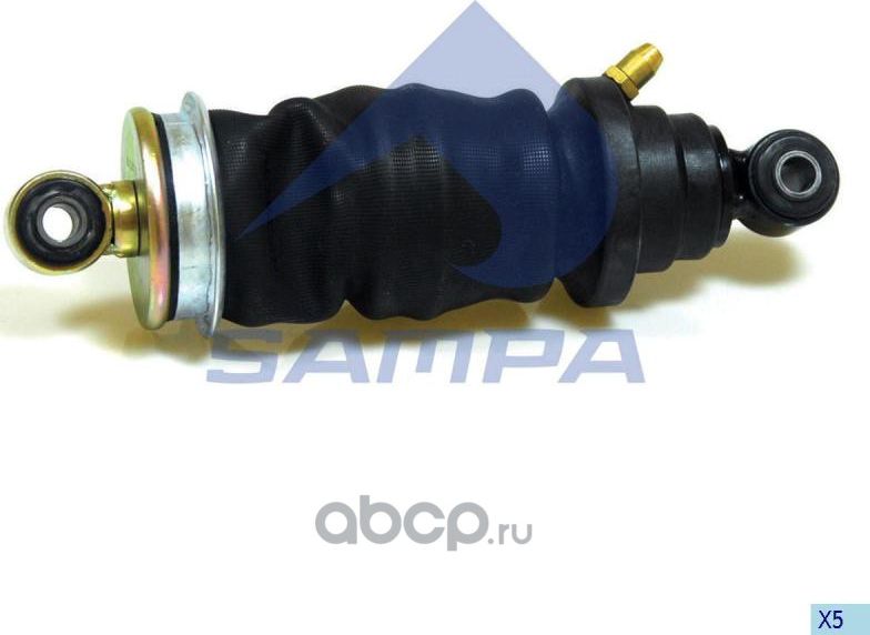 Амортизатор MAN F90,F2000 кабины задний (пневмо) SAMPA. Артикул 02022801