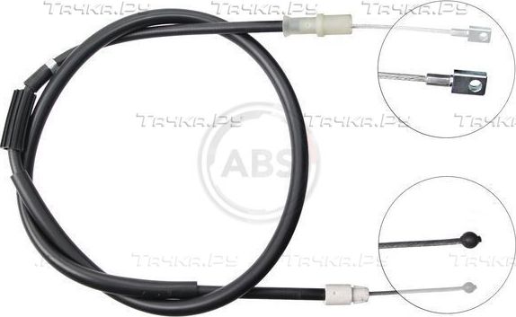 Трос ручника (тросик ручного тормоза) ABS. Артикул K13406
