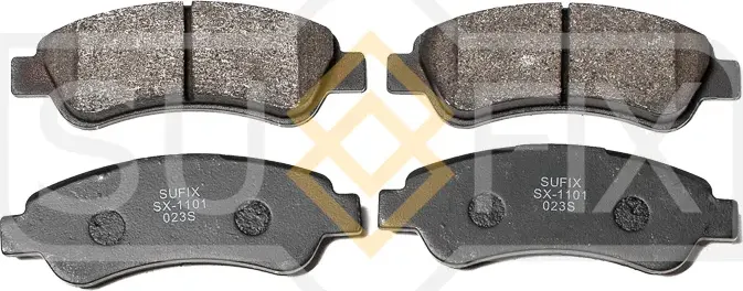 Колодки тормозные дисковые | зад прав/лев | (Sufix). Артикул SX-1101
