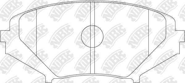 Тормозные колодки NiBK. Артикул PN5801