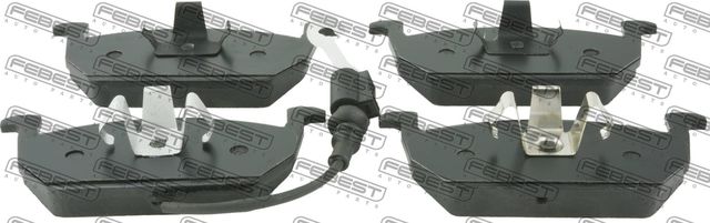 Тормозные колодки Febest передние для Audi A3 III (8V) 2013-2026. Артикул 2601-OCTA7F