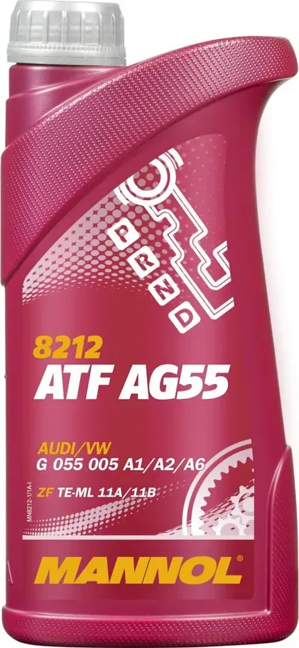 Масло трансмиссионное MANNOL 1л синтетика ATF AG55 AUDI/VW. Артикул 1375
