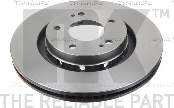 Тормозной диск NK передний для Peugeot 4007 2007-2013. Артикул 203043