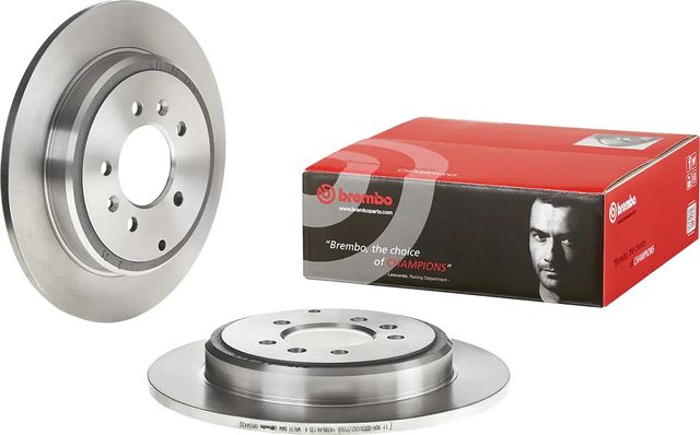 Тормозной диск Brembo PRIME LINE задний для Peugeot 605 1989-1999. Артикул 08.5344.20