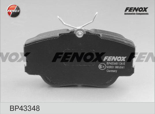 Тормозные колодки Fenox передние для Bugatti EB Veyron 16.4 2010-2012. Артикул BP43348