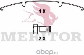 Колодки тормозные VOLVO FL,FH,FM ROR TA,TAC передние/задние (249.5х111.7х29) (4ш (Arvinmeritor). Артикул MDP3125K