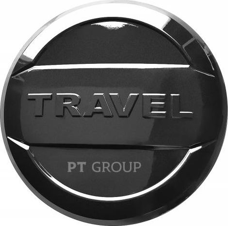 Колпак на запасное колесо PT Group "Bertone" ЧЕРНОЕ ЗЕРКАЛО (ABS) для Chevrolet Niva 2009-2020, цвет Черный. Артикул LNT-21-112005.36