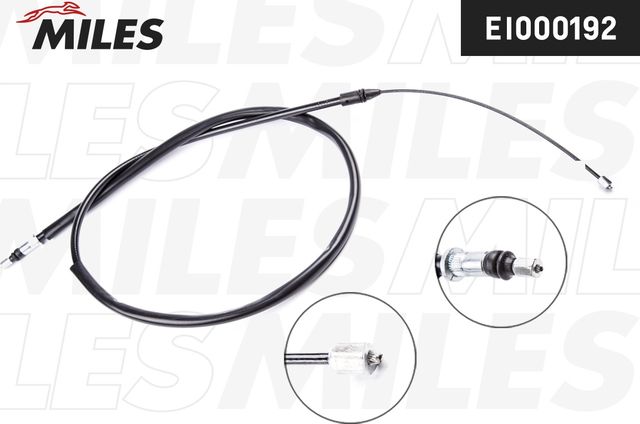 Трос ручника (тросик ручного тормоза) Miles задний правый/левый для Renault Scenic II 1999-2003. Артикул EI000192