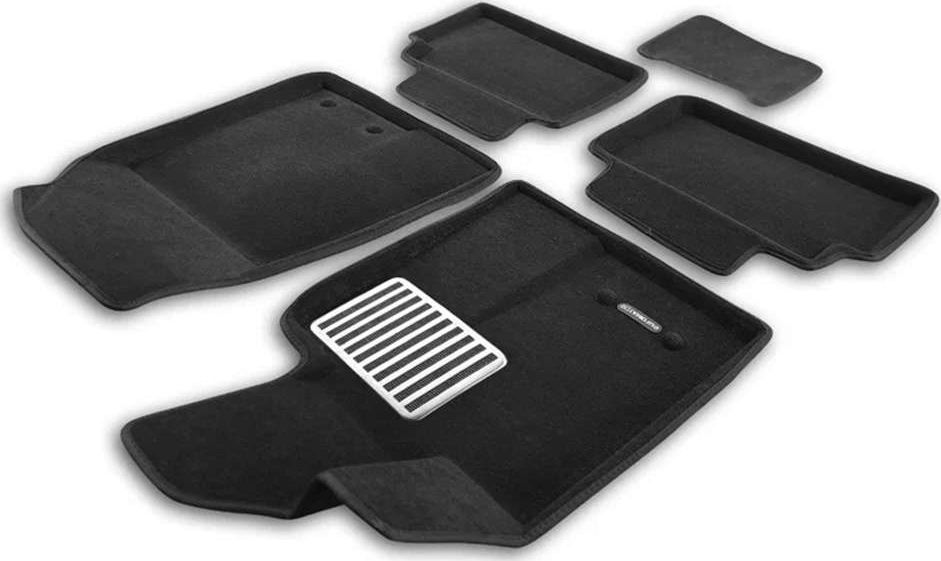 Коврики текстильные Euromat 3D Lux для салона Changan UNI-V 2023-2026. Артикул EM3D-001334