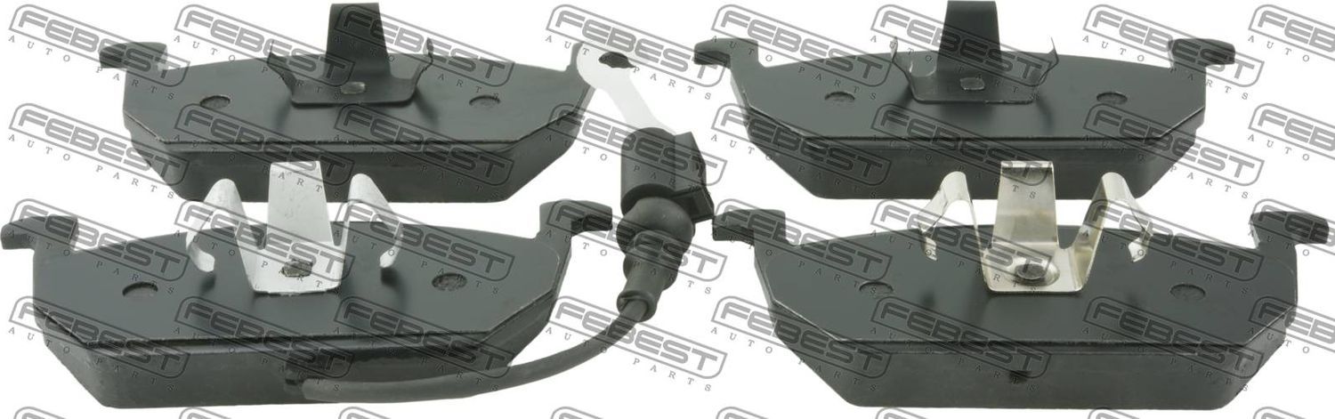 Тормозные колодки Febest. Артикул 2601-OCTA7F