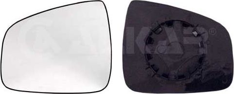 Зеркальное стекло бокового зеркала Alkar левое для Renault Sandero II 2007-2026. Артикул 6401594