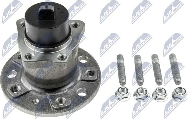 Ступица колеса с интегрированным подшипником NTY задняя правая/левая для Saab 9-5 I 1997-2009. Артикул KLT-SA-001