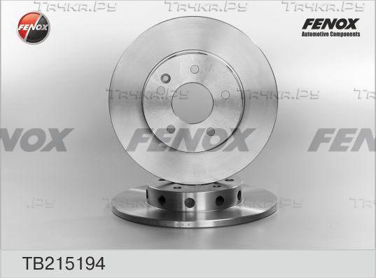 Тормозной диск Fenox. Артикул TB215194
