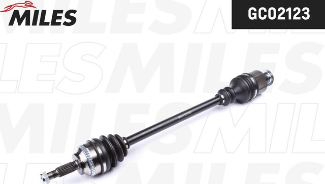 Полуось (привод в сборе, приводной вал) Miles. Артикул GC02123