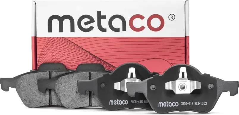 Колодки тормозные RENAULT MEGANE II/SCENIC II перед. (Metaco). Артикул 3000416