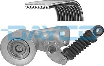 Приводной ремень поликлиновой с роликами (комплект) Dayco для Mercedes-Benz Actros MP2 2002-2008. Артикул KPV040HD