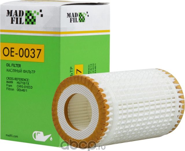 ФИЛЬТР МАСЛЯНЫЙ (Madfil). Артикул OE0037