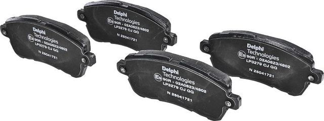 Тормозные колодки Delphi (Low-Metallic) для Ford KA III 2016-2026. Артикул LP3279