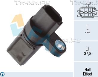 Датчик положения коленвала FAE для Nissan Micra V 2005-2026. Артикул 79452