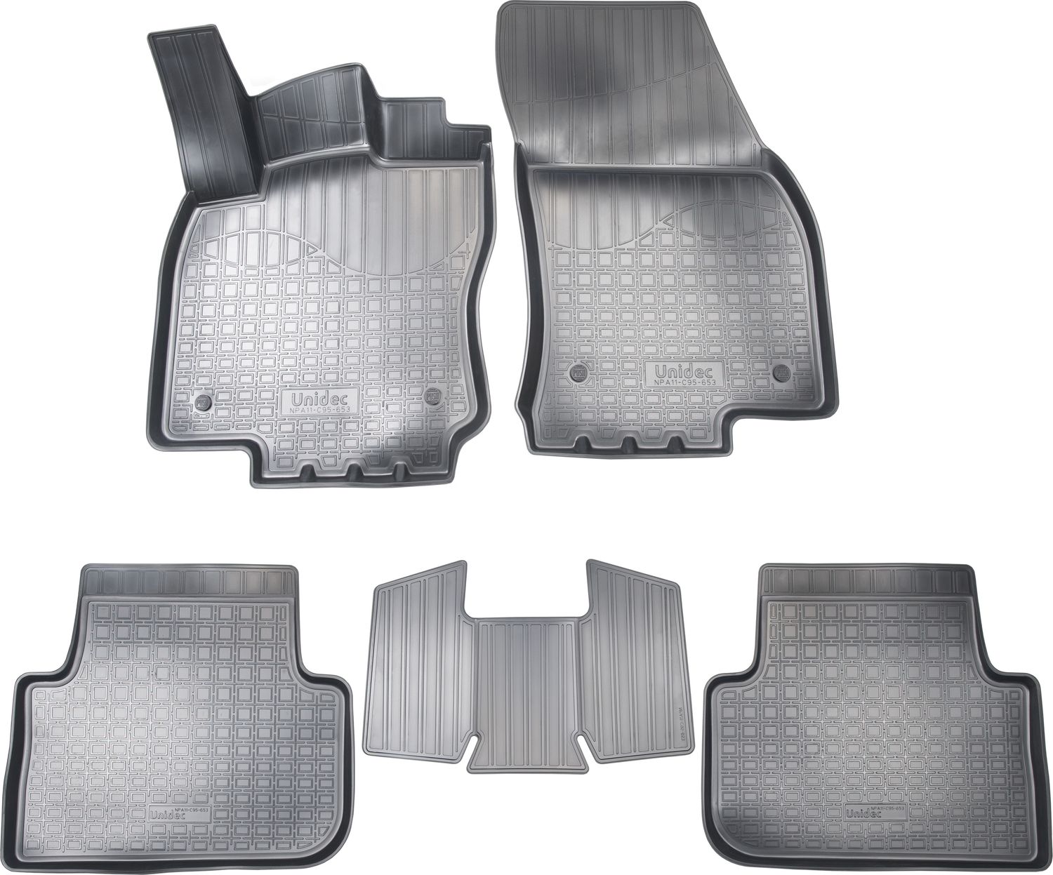 Коврики 3D Норпласт для салона Volkswagen Tiguan II 2016-2026. Артикул NPA11-C95-653