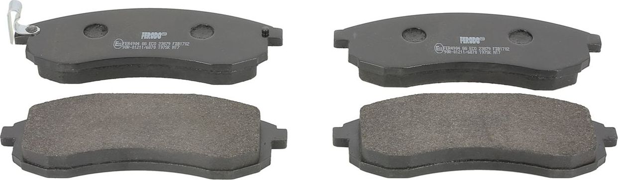 Тормозные колодки Ferodo Premier Eco Friction. Артикул FDB1702