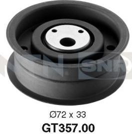 Натяжной ролик (натяжитель) ремня ГРМ NTN / SNR. Артикул GT357.00