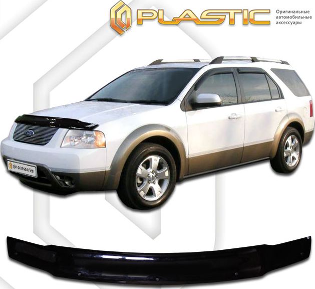 Дефлекторы СА Пластик для окон (Classic черный) Ford Freestyle 2004-2009. Артикул 2010010105990