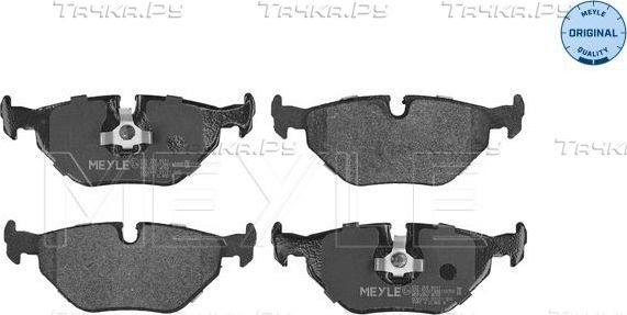 Тормозные колодки Meyle Original. Артикул 025 209 9517