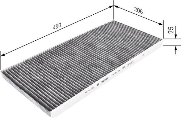 Салонный фильтр Bosch. Артикул 1 987 431 194