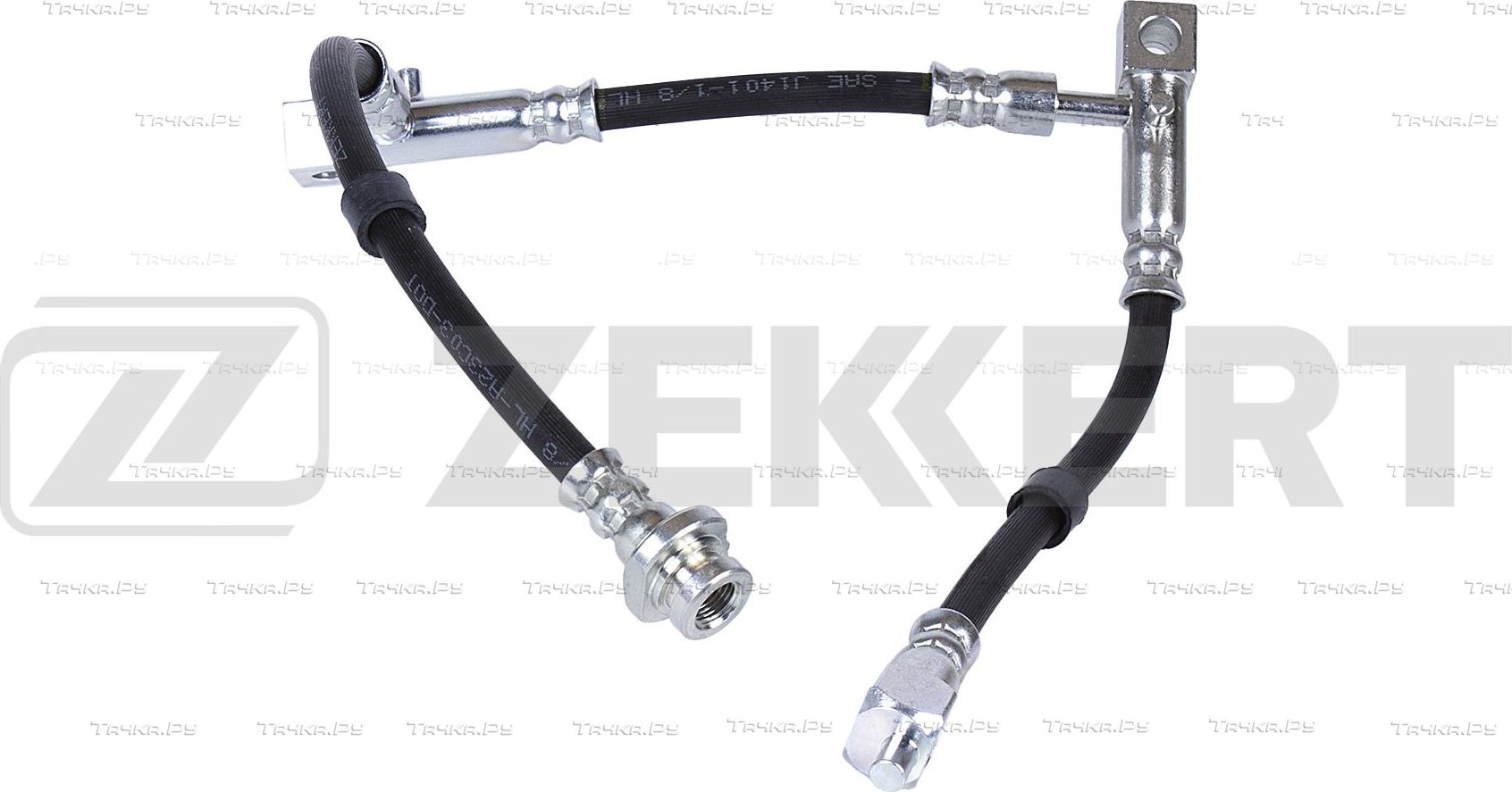 Тормозной шланг Zekkert передний правый для Nissan Primera P12 2002-2008. Артикул BS-9440
