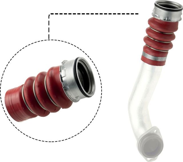 Патрубок интеркулера Gates (Силикон) для BMW 3 V (E90/E91/E92/E93) 2005-2013. Артикул 09-0729