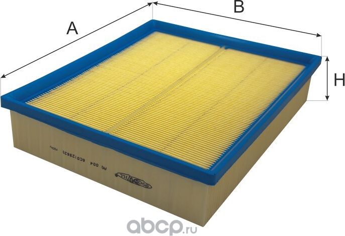 Воздушный фильтр GoodWill. Артикул AG 004