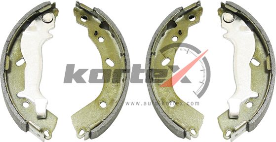 Тормозные колодки барабанные HYUNDAI GETZ (без ABS) (Kortex). Артикул KS012STD