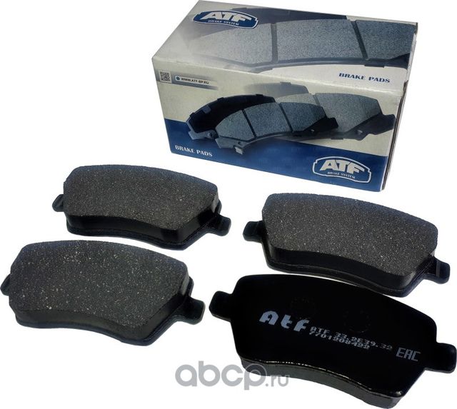 Колодки тормозные передние 16 (ATF). Артикул 332E3932